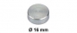 Mobile Preview: Starkhaftmagnet (Flachgreifer), Ø 16 mm , chromfarbig