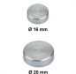 Mobile Preview: Starkhaftmagnet (Flachgreifer), Ø 16 mm , chromfarbig