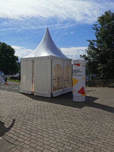 MIETSÄULEN BERLIN | INNEN u. AUßEN | HÖHE 2,40 m, Ø 76cm