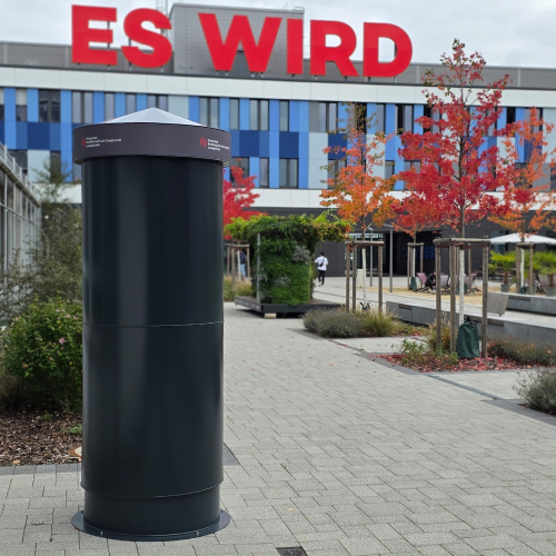 Preview: LITFAßSÄULE STUDI - Bauhöhe 2,50 m, Ø = 90 cm