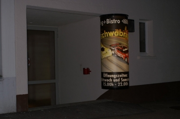 Ecksäule Nebikon - Bauhöhe 1,60 m, Ø 62 cm