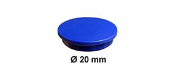 Magnet, blau, Ø 20 mm
