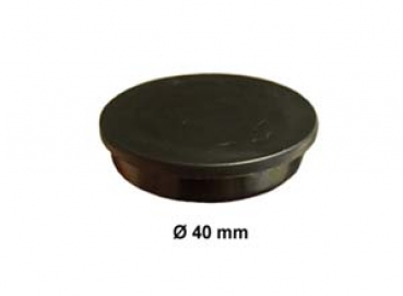 Magnet, schwarz, Ø 40 mm