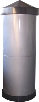 Litfaßsäule Sascha - Bauhöhe 2,20 m, Ø 80 cm