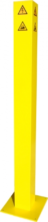Warnsäule, Hinweissäule, Verbotssäule für Elektrizität - RAL 1023 (Verkehrsgelb)