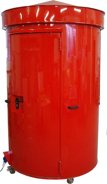 Kassenhaus Gruga Bauhöhe 2,60 m, Ø 150 cm wetterfeste Ausführung Kassenhaus Gruga Bauhöhe 2,60 m, Ø 150 cm wetterfeste Ausführung