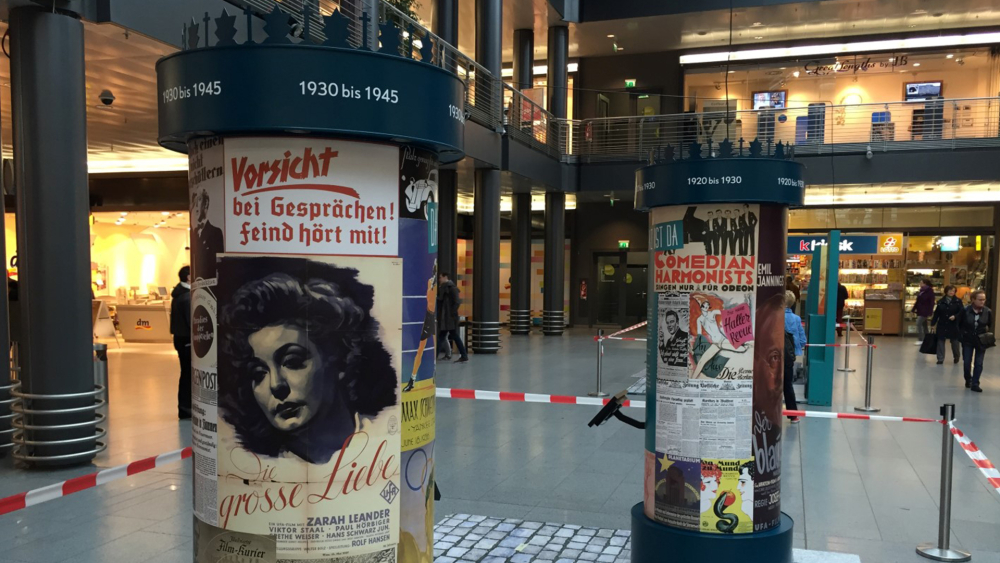 MIETSÄULEN BERLIN | INNEN u. AUßEN | HÖHE 2,40 m, Ø 76cm