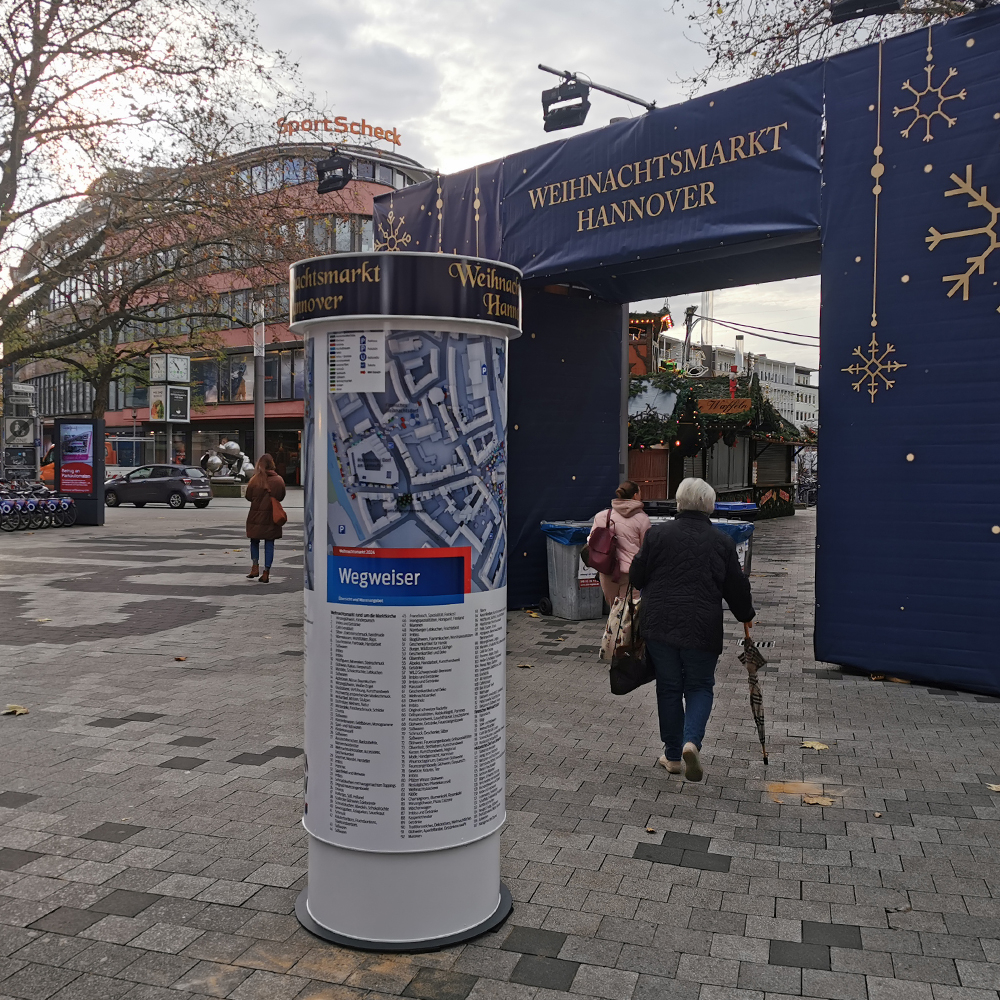 MIETSÄULEN BERLIN | INNEN u. AUßEN | HÖHE 2,40 m, Ø 76cm