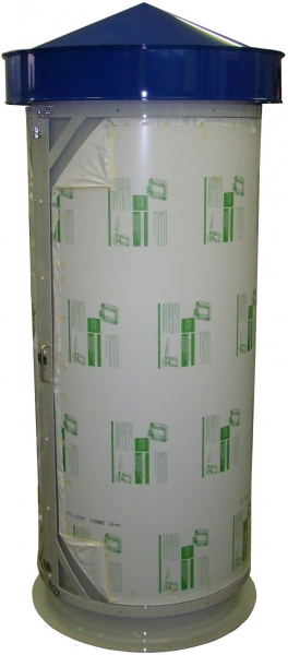 Litfaßsäule Boss - Bauhöhe 2,20 m, Ø = 80 cm Litfaßsäule Boss - Bauhöhe 2,20 m, Ø = 80 cm