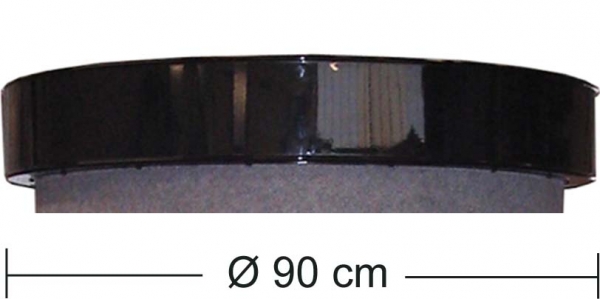 Litfaßsäulen Kopfteil (Flachdach) Ø = 90 cm
