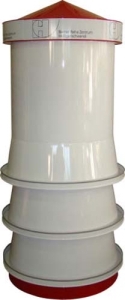 Litfaßsäule Lenovo - Bauhöhe 2,20 m, Ø 80 cm