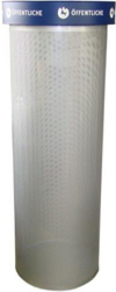 Litfaßsäule Maxi - Bauhöhe 1,95 m, Ø 62 cm