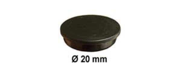 Magnet, schwarz, Ø 20 mm