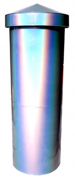 Litfaßsäule Sigfried - Bauhöhe 1,95 m, Ø 62 cm