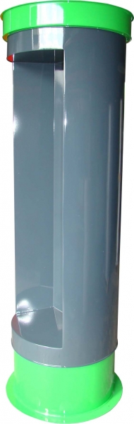 Litfaßsäule Solarstation - Bauhöhe 2,06 m, Ø 62 cm