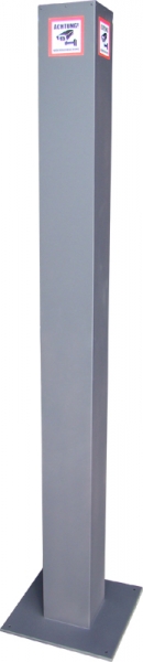 Warnsäule, Hinweissäule, Verbotssäule für Überwachung - DB 703 (Eisenglimmer)